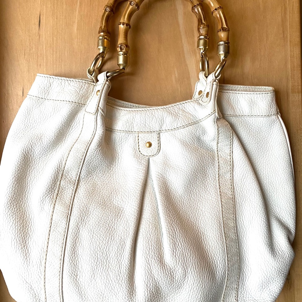 J. Crew Las Palmas Tote with Bamboo Handles